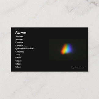 Tarjeta De Visita Triángulo del arco iris