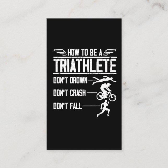 Tarjeta De Visita Triatlón Bañero Triatlón (Anverso)