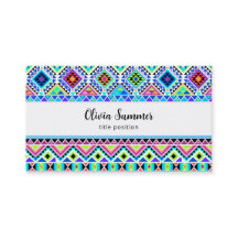 Tribal azteca azul azul rosa