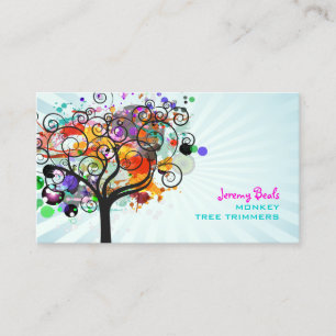 Tarjeta De Visita Trimmers de árbol grunge de época PixDezines (30%)
