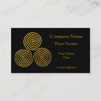 Tarjeta De Visita Triskele-oro