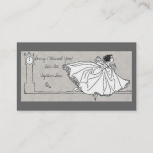 Tarjeta De Visita Triste le falté - tema de Cenicienta