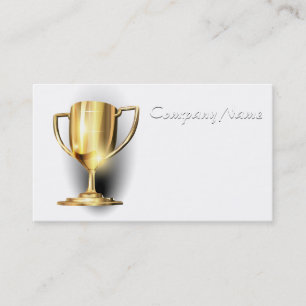 Tarjeta De Visita Trofeo de oro
