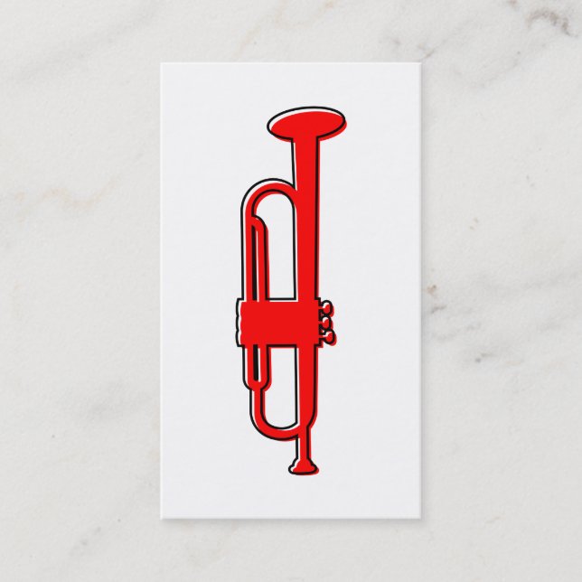 Tarjeta De Visita trompeta de odd-Rex (Anverso)