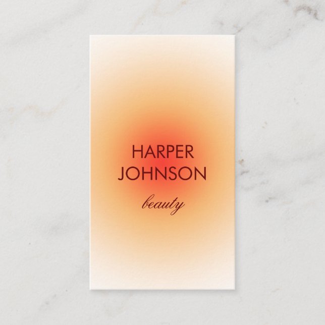 tarjeta de visita tropical del sol (Anverso)