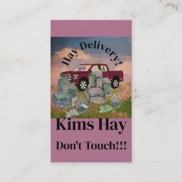 Tarjeta De Visita ¡tu heno no toca!
