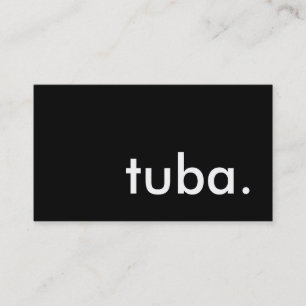 Tarjeta De Visita tuba.