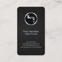 Tarjeta De Visita Tubería de fugas de plomo