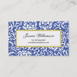 Tarjeta De Visita Tudor Gardens Elegant William Morris Inspirado