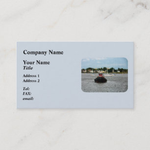 Tarjeta De Visita Tugboat Bow Norfolk VA