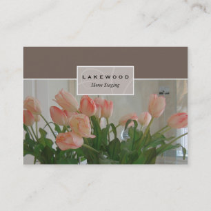 Tarjeta De Visita Tulip Staging / Stager Photo Business Card