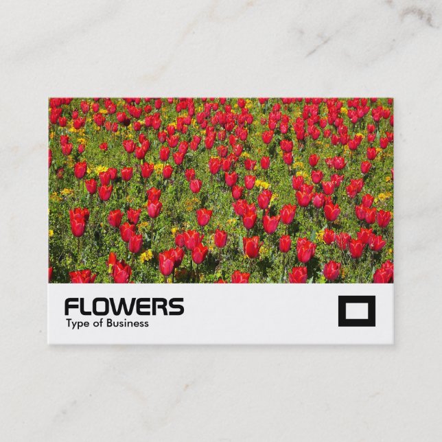 Tarjeta De Visita Tulipanes 02 (Anverso)