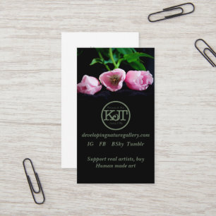 Tarjeta De Visita Tulipanes 3273