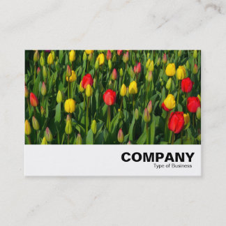 Tarjeta De Visita Tulipanes coloridos