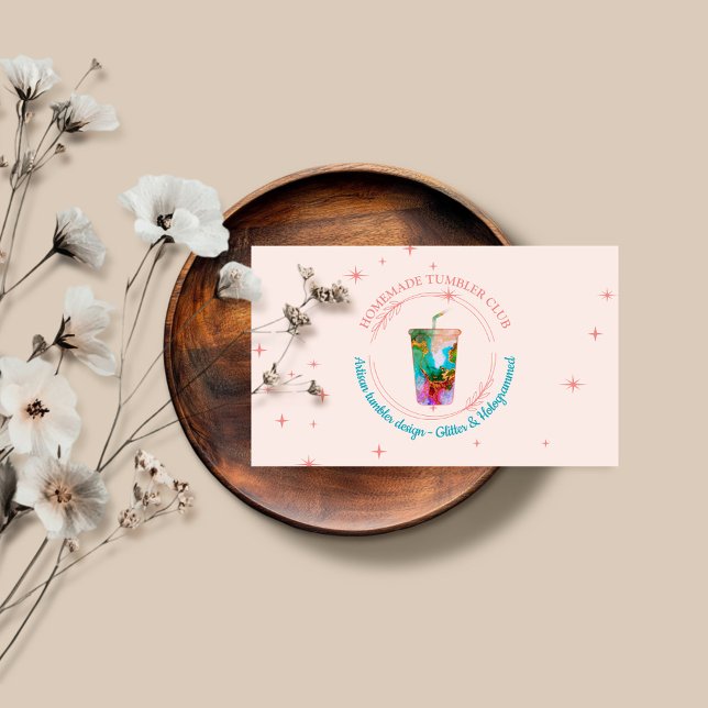 Tarjeta De Visita Tumbler Crafter Fabricante a mano (Subido por el creador)