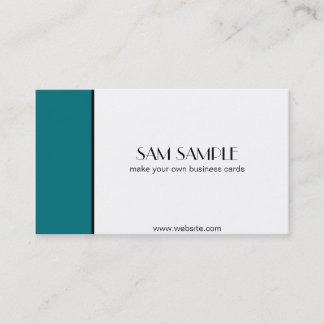 Tarjeta De Visita Turquesa