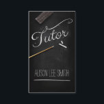 Tarjeta De Visita Tutor chalkboard<br><div class="desc">Tutor chalkboard</div>