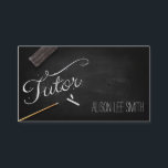 Tarjeta De Visita Tutor chalkboard<br><div class="desc">Tutor chalkboard</div>