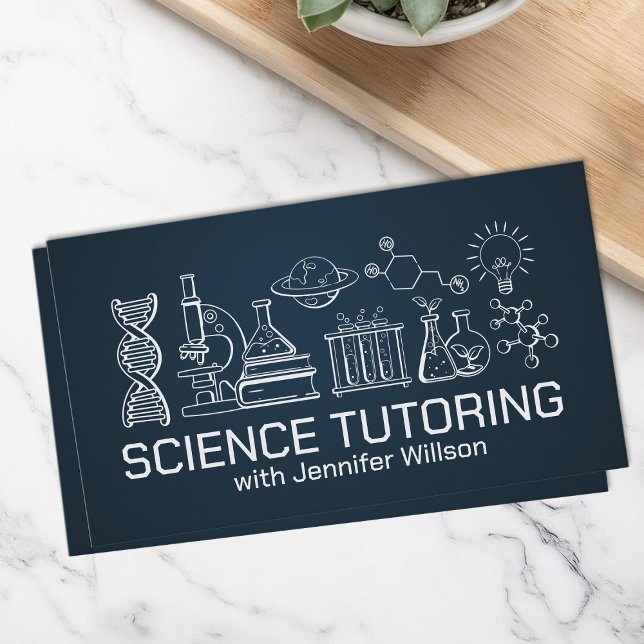 Tarjeta De Visita Tutoría de Ciencias - Profesor (Subido por el creador)
