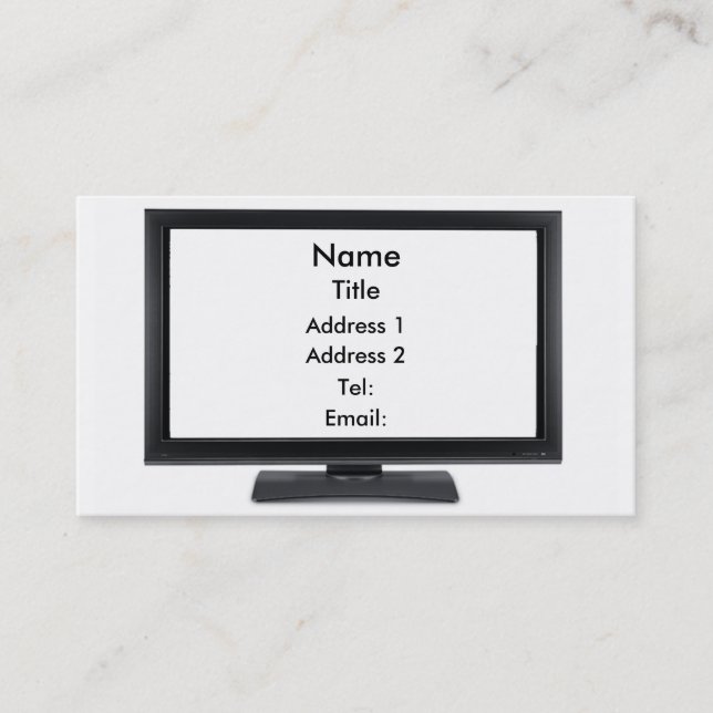 Tarjeta De Visita TV Screen-01 (Anverso)