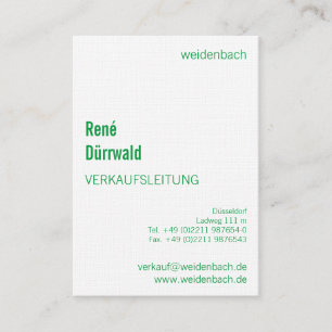 Tarjeta De Visita Typografische Visitenkarten