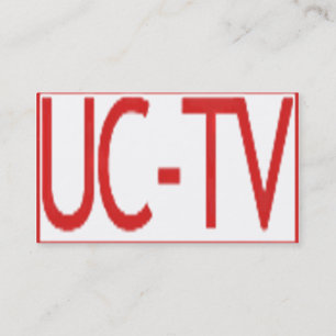 Tarjeta De Visita UCTV educativo y negocio asesor de la carrera