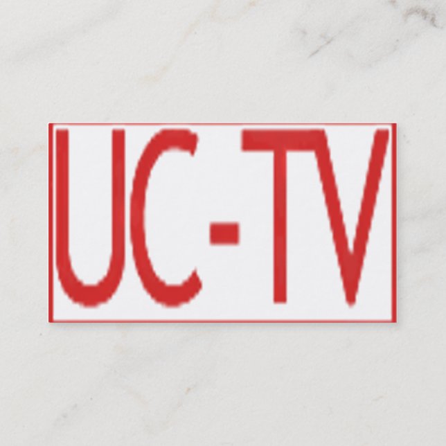 Tarjeta De Visita UCTV educativo y negocio asesor de la carrera (Reverso)