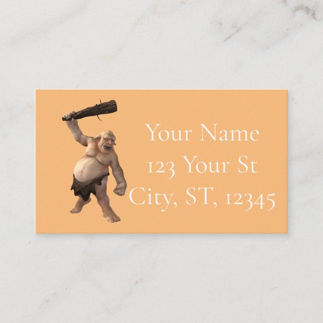 Tarjeta De Visita Ugly Troll Thunder_Cove (Anverso)