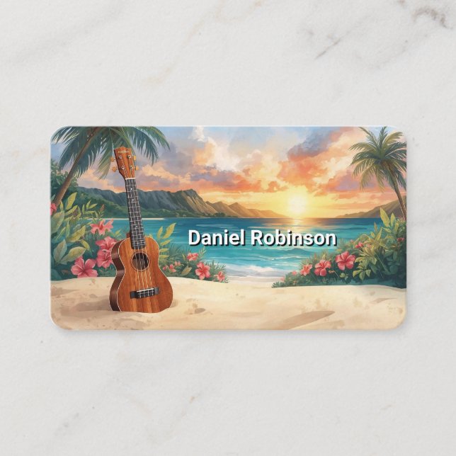 Tarjeta De Visita Ukelele (Anverso)