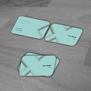 Tarjeta De Visita Últimas formas de triángulo geométrico de hielo