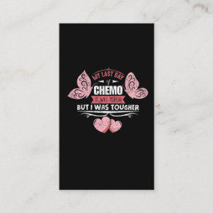 Tarjeta De Visita Último Día De Químico Último Tratamiento Radia