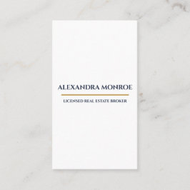 Tarjeta De Visita Ultra-Modern Real Estate Vertical Business Card