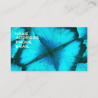 Tarjeta De Visita ultrabluebutterfly, nombre, dirección, teléfono,