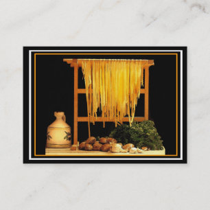 Tarjeta De Visita Un ATC del banquete de las pastas