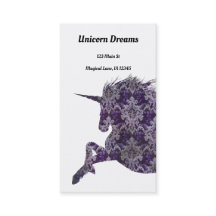 Un Boho Unicornio morado de Bonito