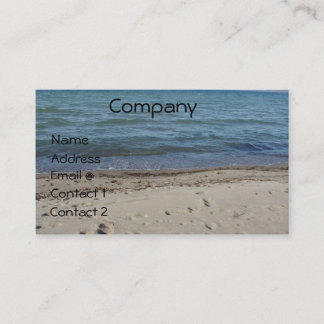Tarjeta De Visita un día en el playa-Personalizar él