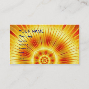 Tarjeta De Visita Un diseño abstracto llamativo