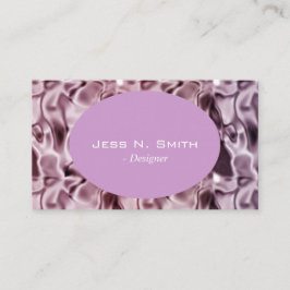 Tarjeta De Visita Un diseño liso, morado elegante