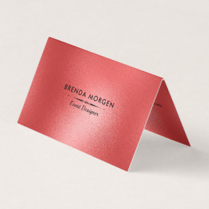 Tarjeta De Visita Un fondo rojo y moderno brillante