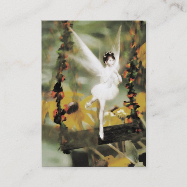 Tarjeta De Visita Un giro en la Mini impresión del jardín (Anverso)