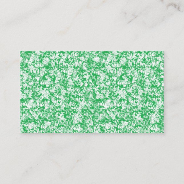 Tarjeta De Visita Un helecho verde y exuberante con frentes de arcos (Anverso)