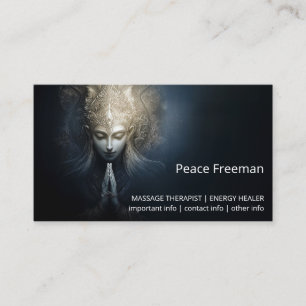 Tarjeta De Visita Un Momento de Gracia   Arte de Meditación