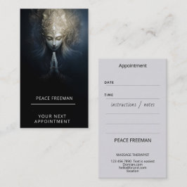 Tarjeta De Visita Un Momento de Gracia | Arte de Meditación