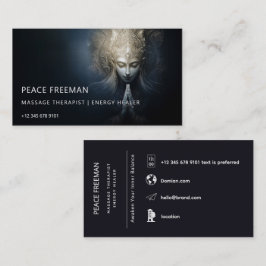 Tarjeta De Visita Un Momento de Gracia | Arte de Meditación