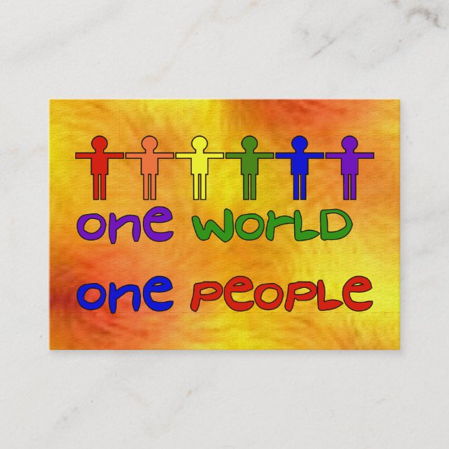 Tarjeta De Visita Un mundo (Anverso)