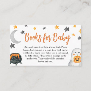 Tarjeta De Visita Un pequeño libro de halloween para el bebé Inserta
