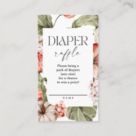 Tarjeta De Visita Un pequeño pañuelo de calabaza Baby Shower