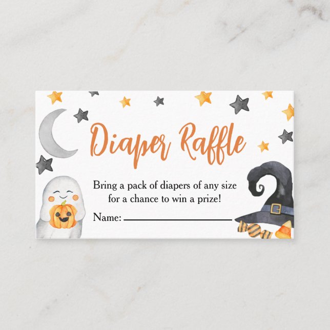 Tarjeta De Visita Un poco de sexo género Neutral Diaper Raffle Inser (Anverso)