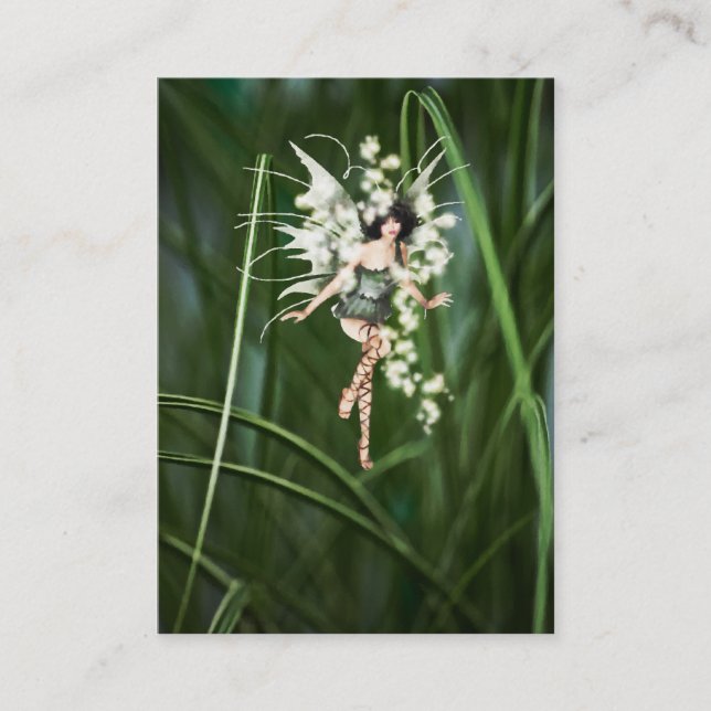 Tarjeta De Visita Un resplandor en la Mini impresión del jardín (Anverso)