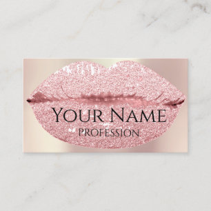 Tarjeta De Visita Un Rosa de arte profesional levanta un beso